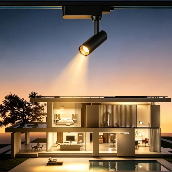 BOJO Commercial OSRAM LED Track Spotlight (CRI Ra>=97, 10-Yr Warranty)